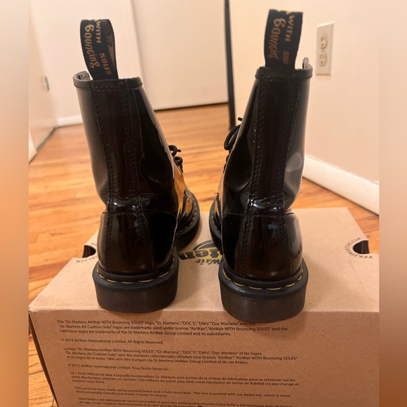 Dr Martens Boots (Women) Black Patent - Size 8 - Picture 5 of 8